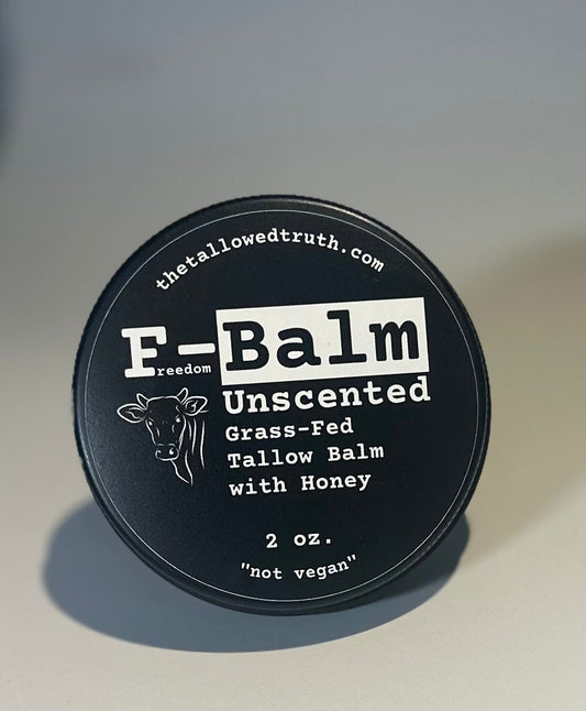F-Balm - Tallow Balm - Black Label (UNSCENTED)