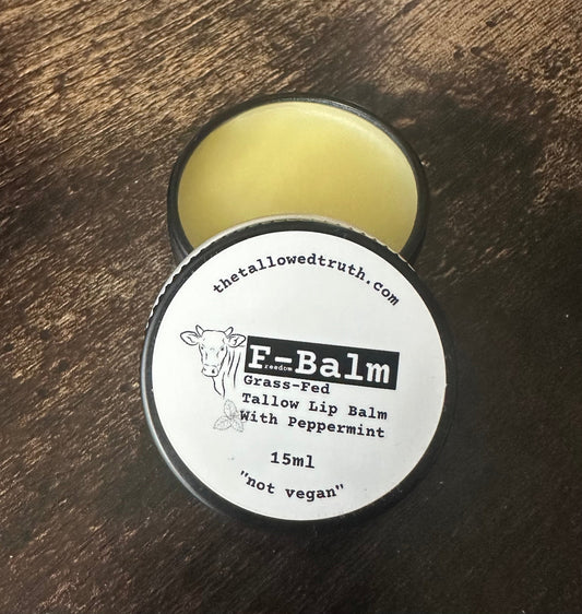 F-Balm "free speech"  Premium Tallow Peppermint Lip Balm